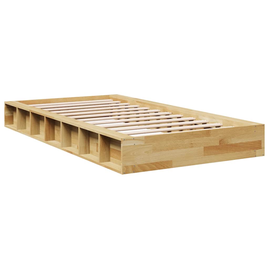 vidaXL Rama łóżka bez materaca 80x200 cm lite drewno dąb
