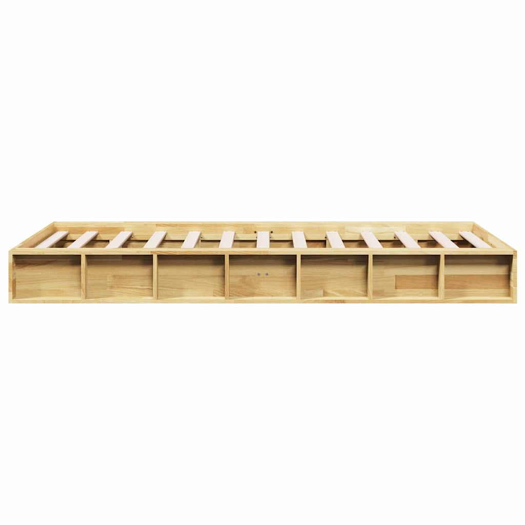 vidaXL Rama łóżka bez materaca 100x200 cm lite drewno dąb