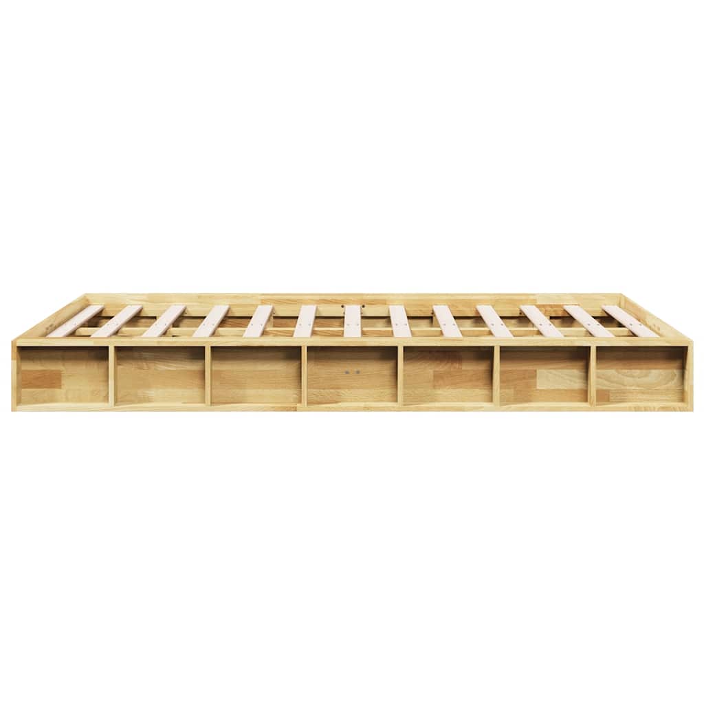 vidaXL Rama łóżka bez materaca 120x200 cm lite drewno dąb
