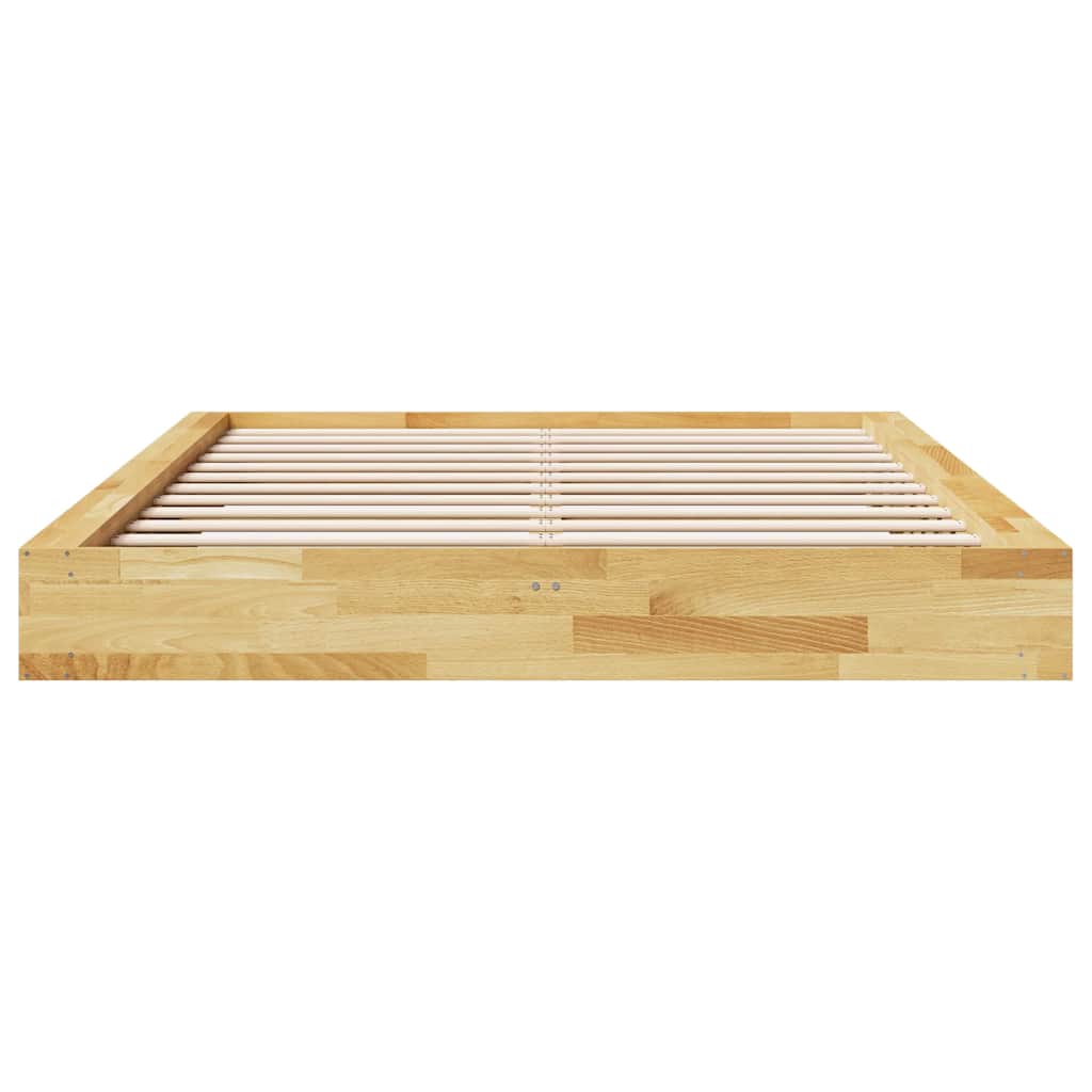 vidaXL Rama łóżka bez materaca 160x200 cm lite drewno dąb