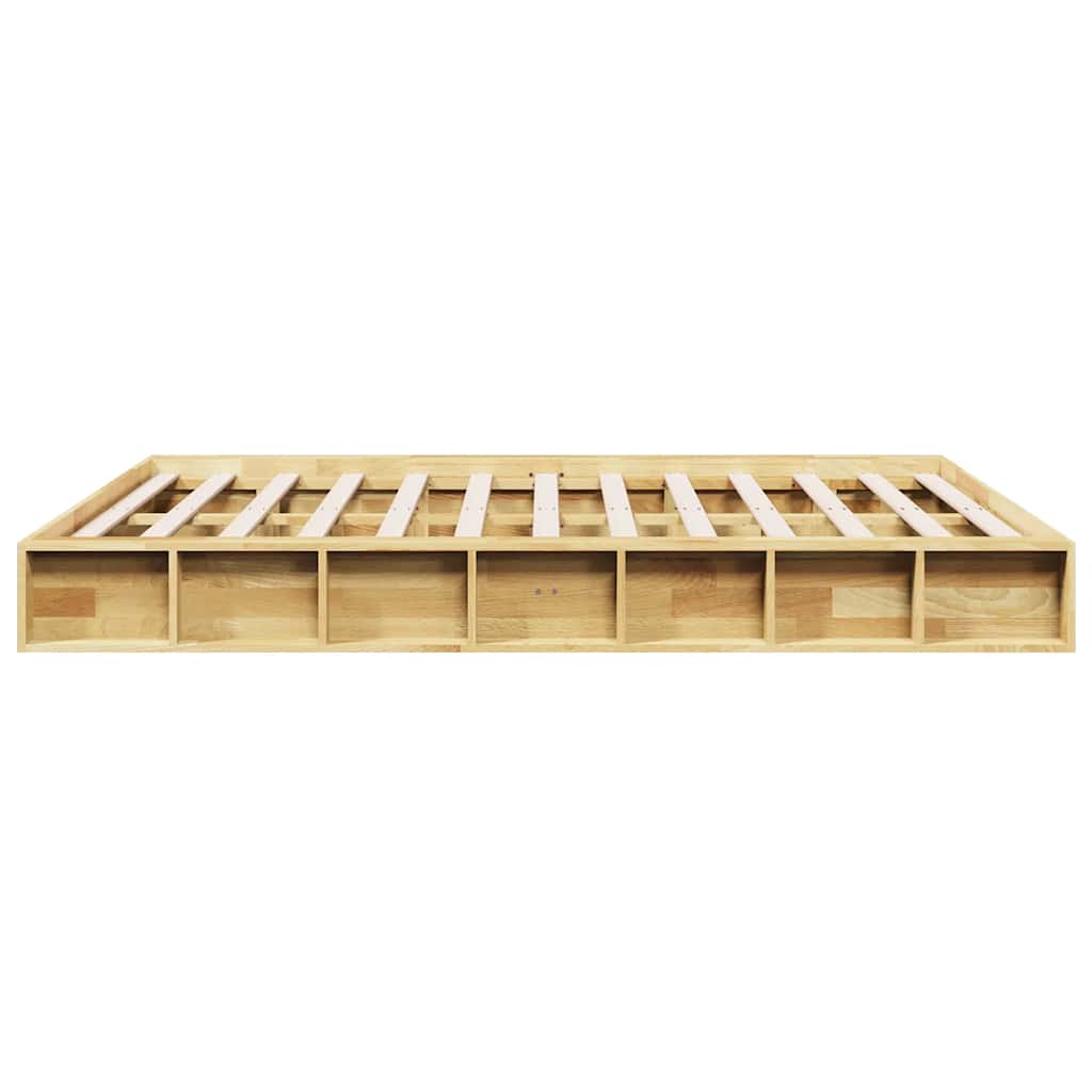 vidaXL Rama łóżka bez materaca 160x200 cm lite drewno dąb