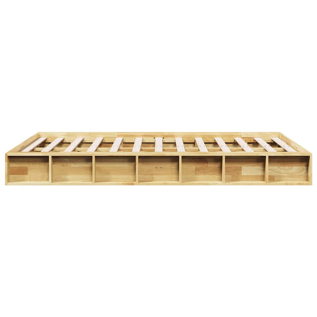 vidaXL Rama łóżka bez materaca 120x190 cm lite drewno dąb