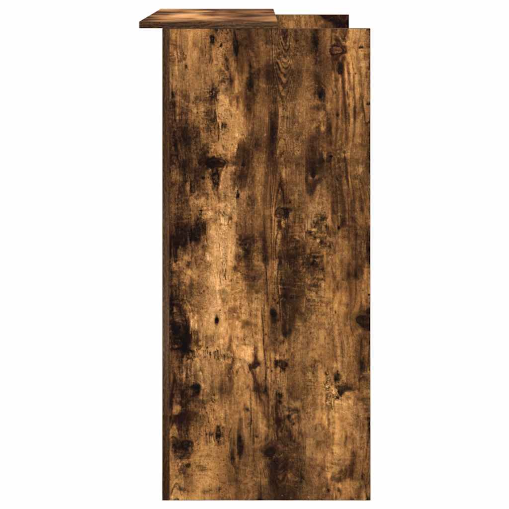 vidaXL Biurko recepcyjne dąb wędzony 100x50x103,5 cm Drewno klejone
