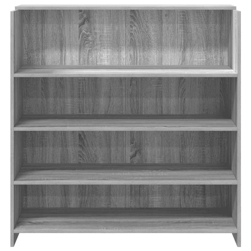vidaXL Biurko recepcyjne szare Sonoma 100x50x103,5 cm Drewno klejone