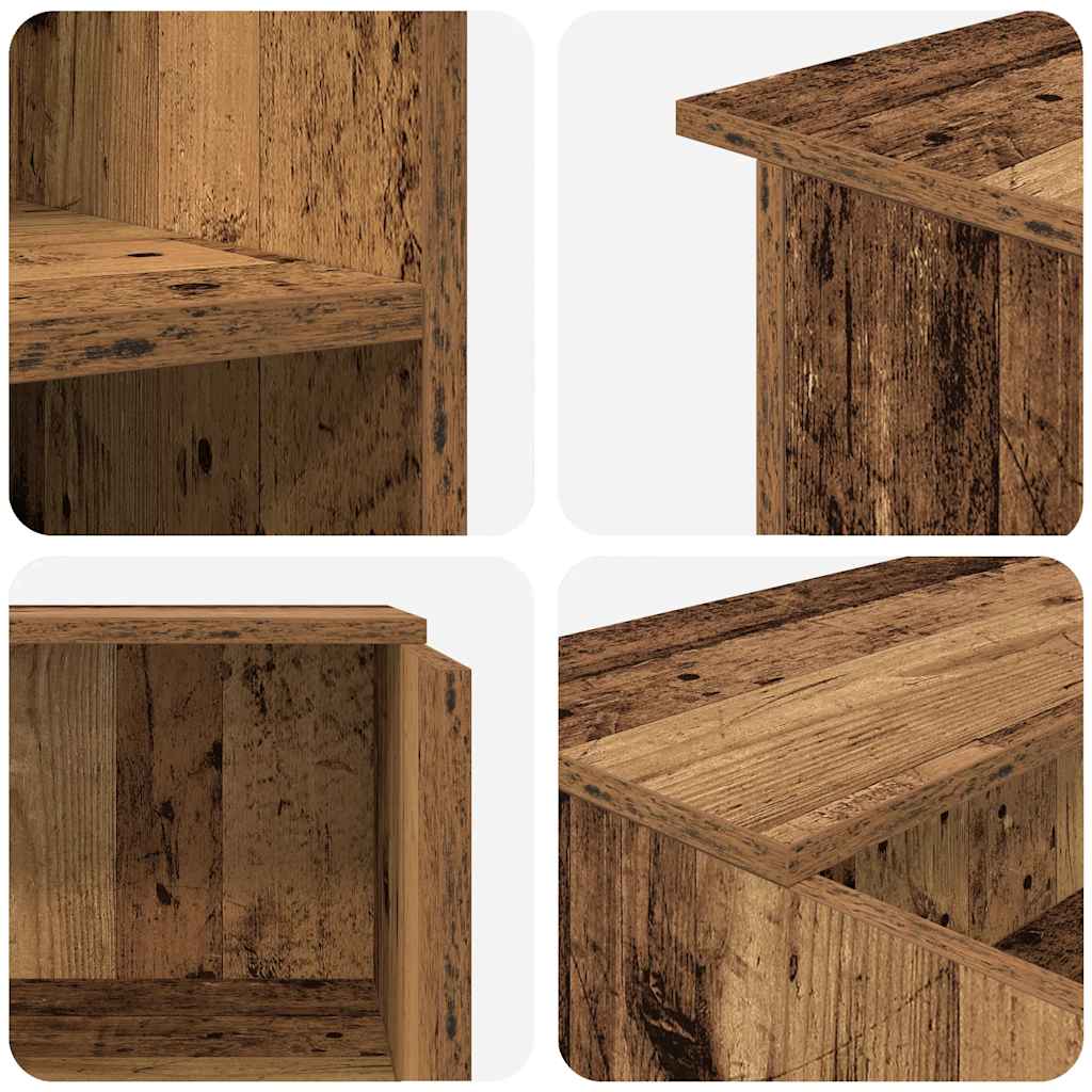vidaXL Biurko recepcyjne Stare drewno 100x50x103,5 cm Drewno klejone