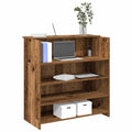 vidaXL Biurko recepcyjne Stare drewno 100x50x103,5 cm Drewno klejone