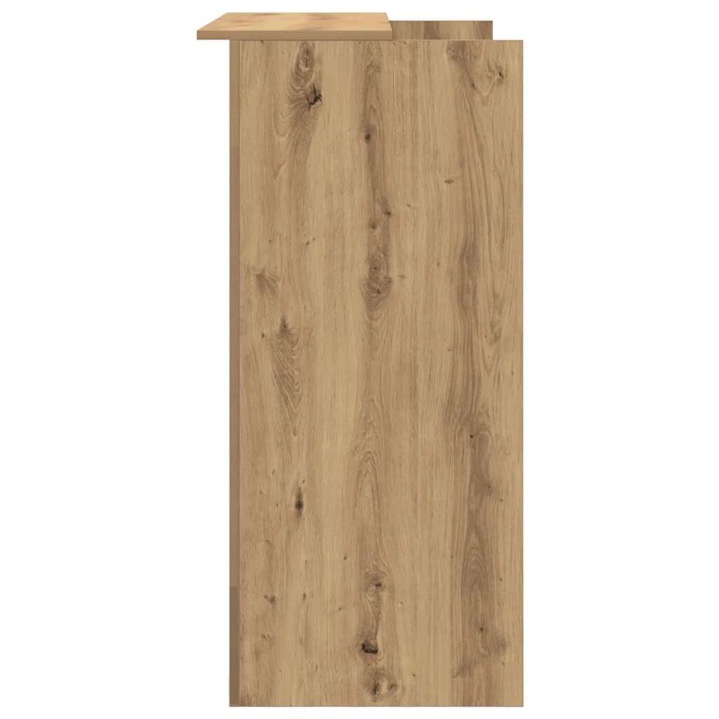 vidaXL Biurko recepcyjne dąb artisan 100x50x103,5 cm Drewno klejone