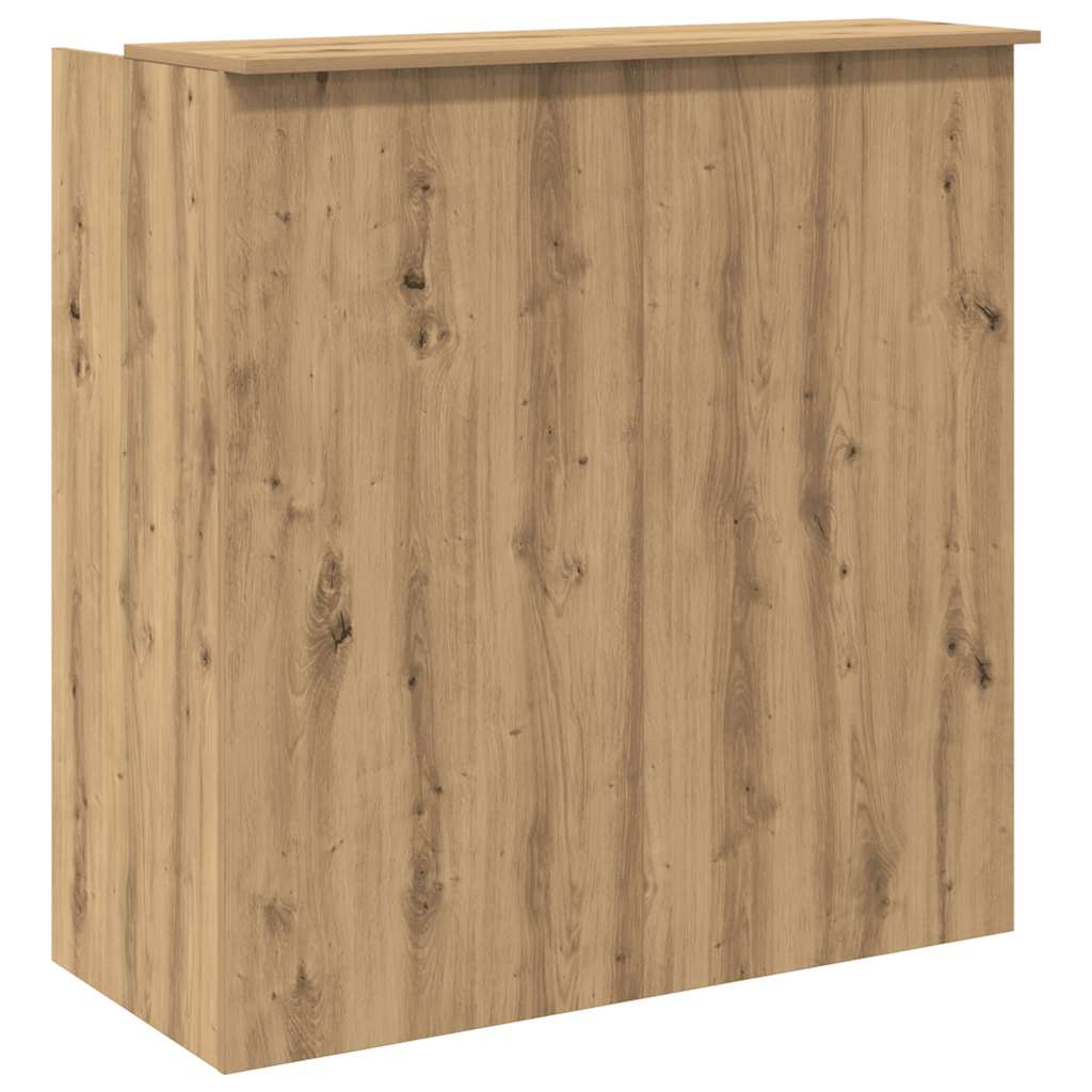 vidaXL Biurko recepcyjne dąb artisan 100x50x103,5 cm Drewno klejone
