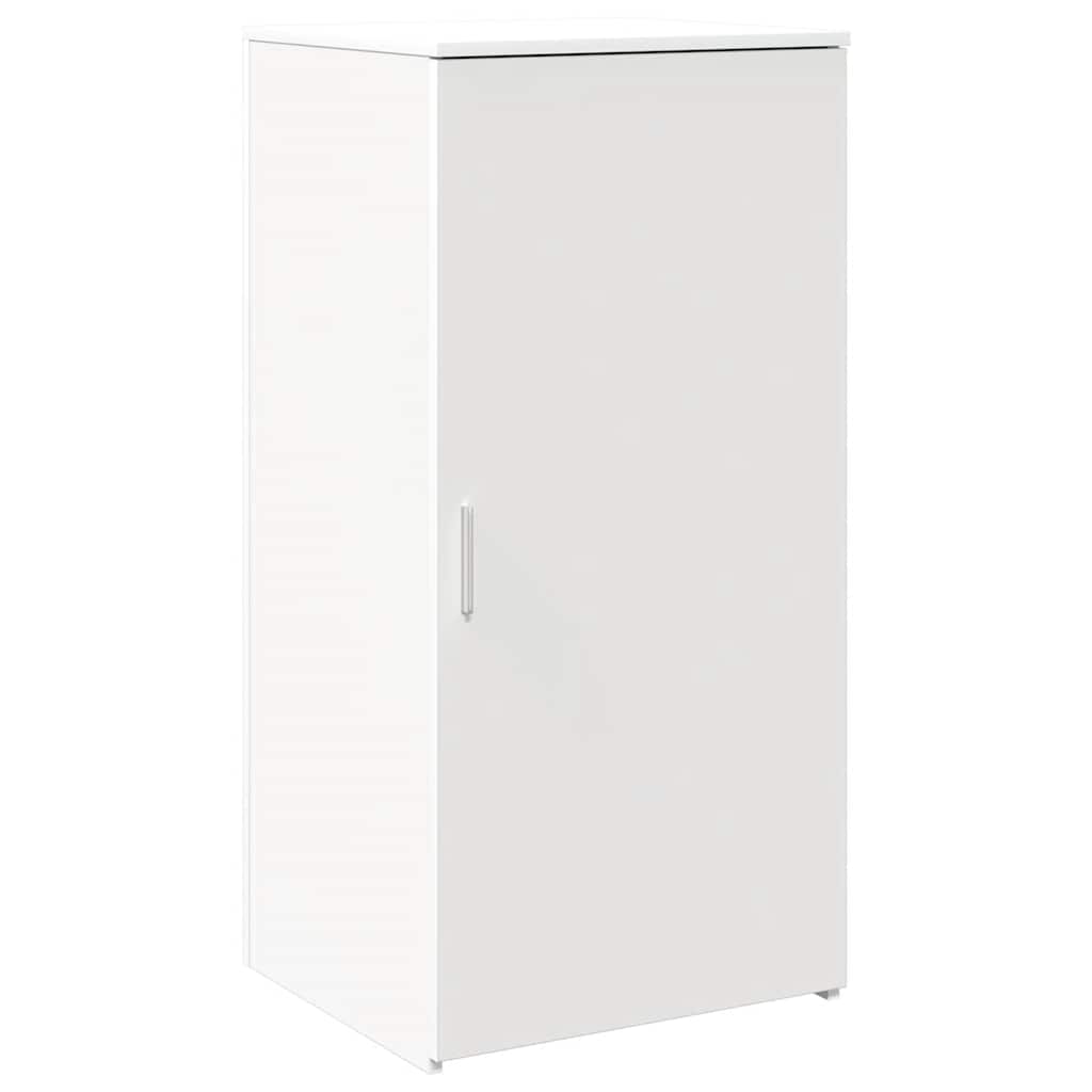 vidaXL Biurko recepcyjne białe 200x50x103,5 cm Drewno konstrukcyjne