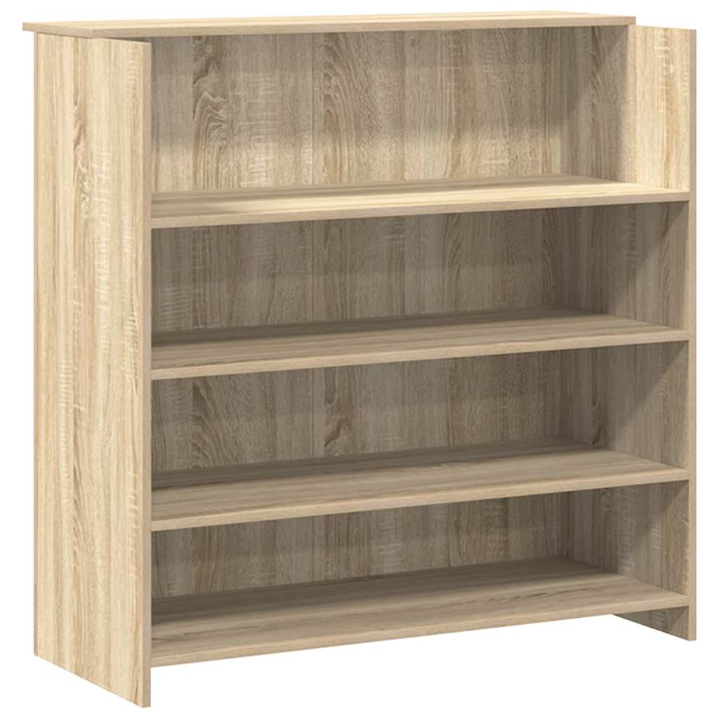 vidaXL Biurko recepcyjne dąb sonoma 200x50x103,5 cm Drewno klejone