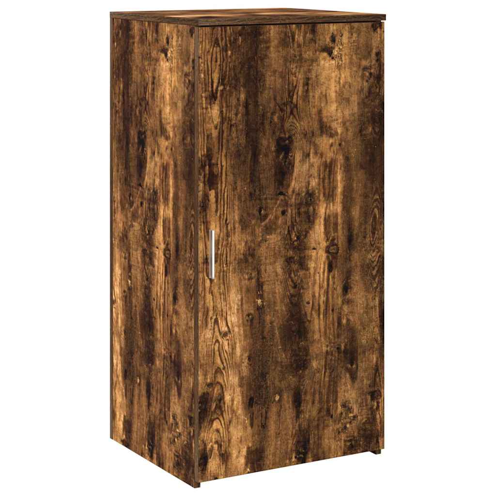 vidaXL Biurko recepcyjne dąb wędzony 200x50x103,5 cm Drewno klejone