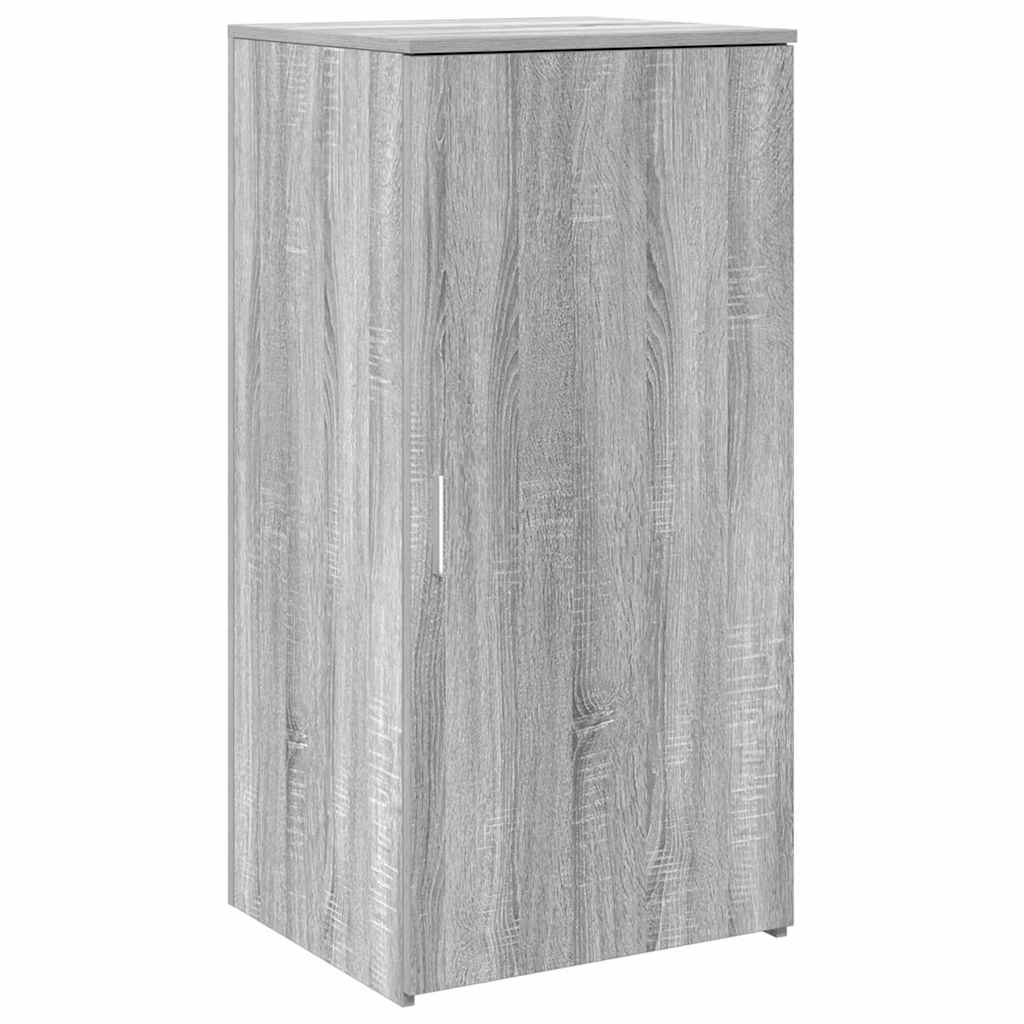 vidaXL Biurko recepcyjne szare Sonoma 200x50x103,5 cm Drewno klejone