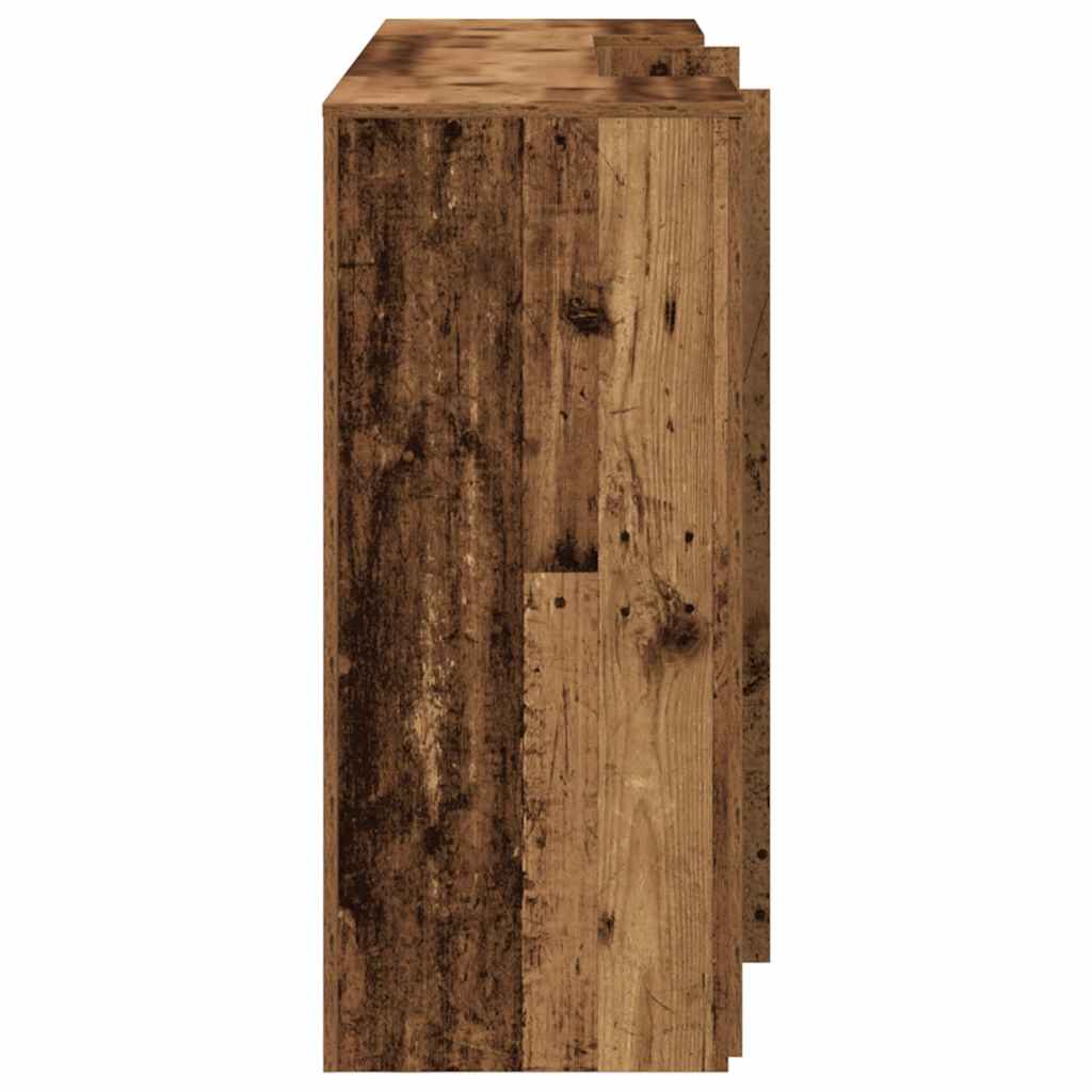 vidaXL Biurko recepcyjne Stare drewno 200x50x103,5 cm Drewno klejone