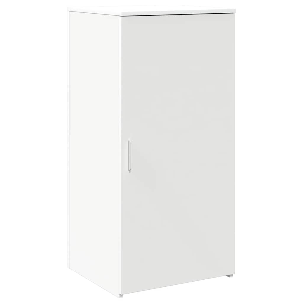 vidaXL Biurko recepcyjne białe 155x50x103,5 cm Drewno klejone
