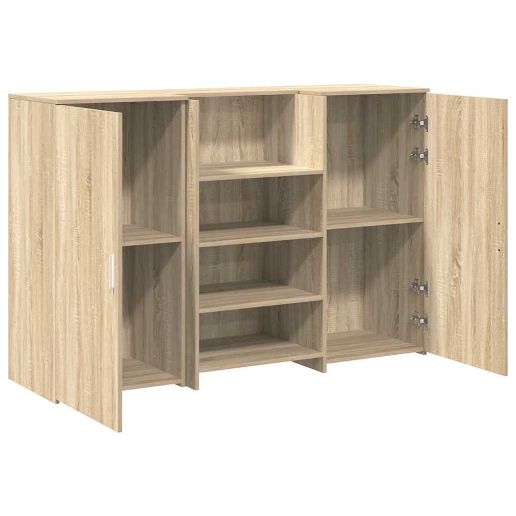 vidaXL Biurko recepcyjne dąb sonoma 155x50x103,5 cm Drewno klejone