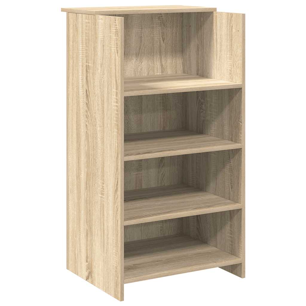 vidaXL Biurko recepcyjne dąb sonoma 155x50x103,5 cm Drewno klejone