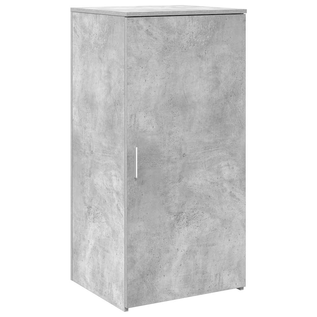 vidaXL Biurko recepcyjne betonowe szare 155x50x103,5 cm drewno klejone