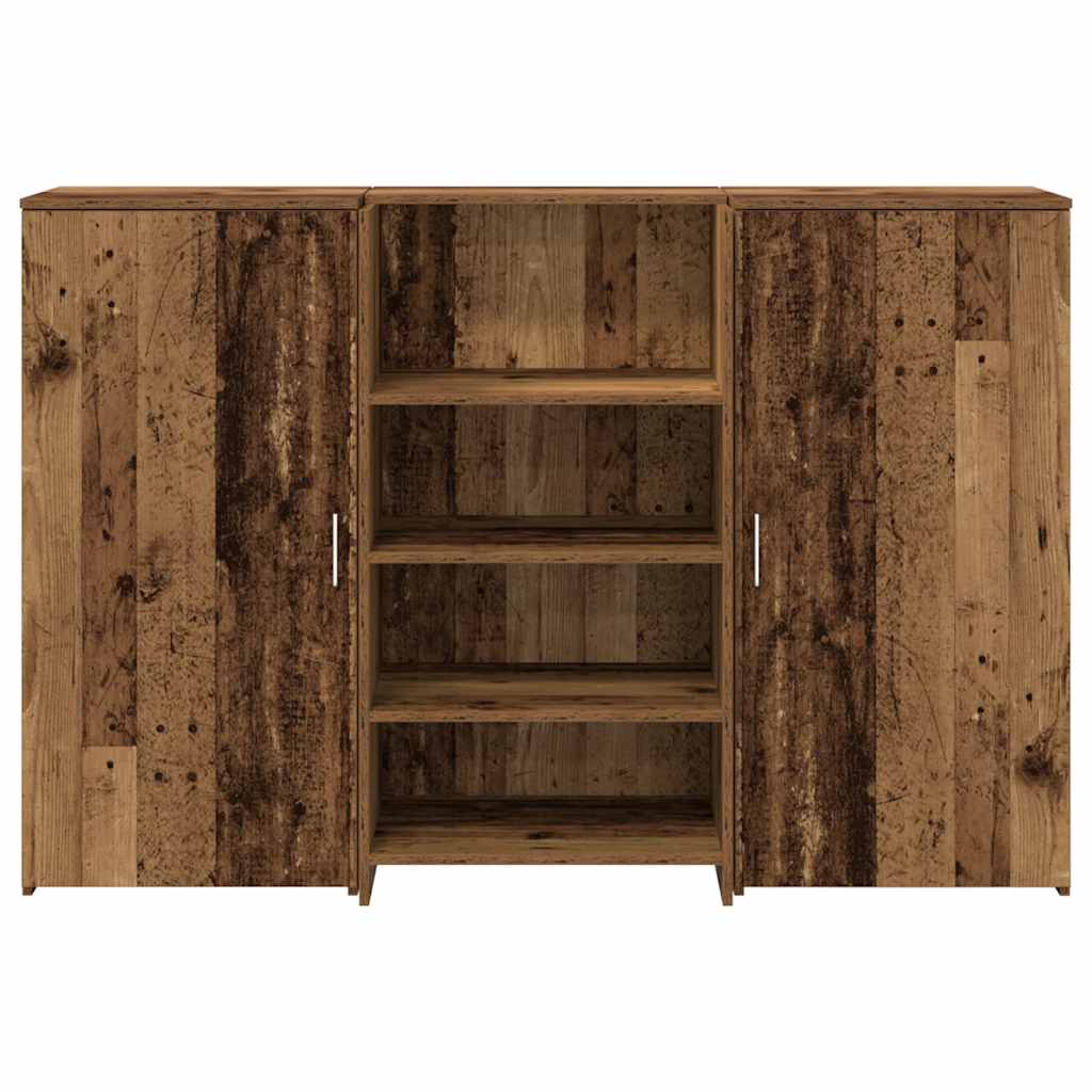vidaXL Biurko recepcyjne Stare drewno 155x50x103,5 cm Drewno klejone