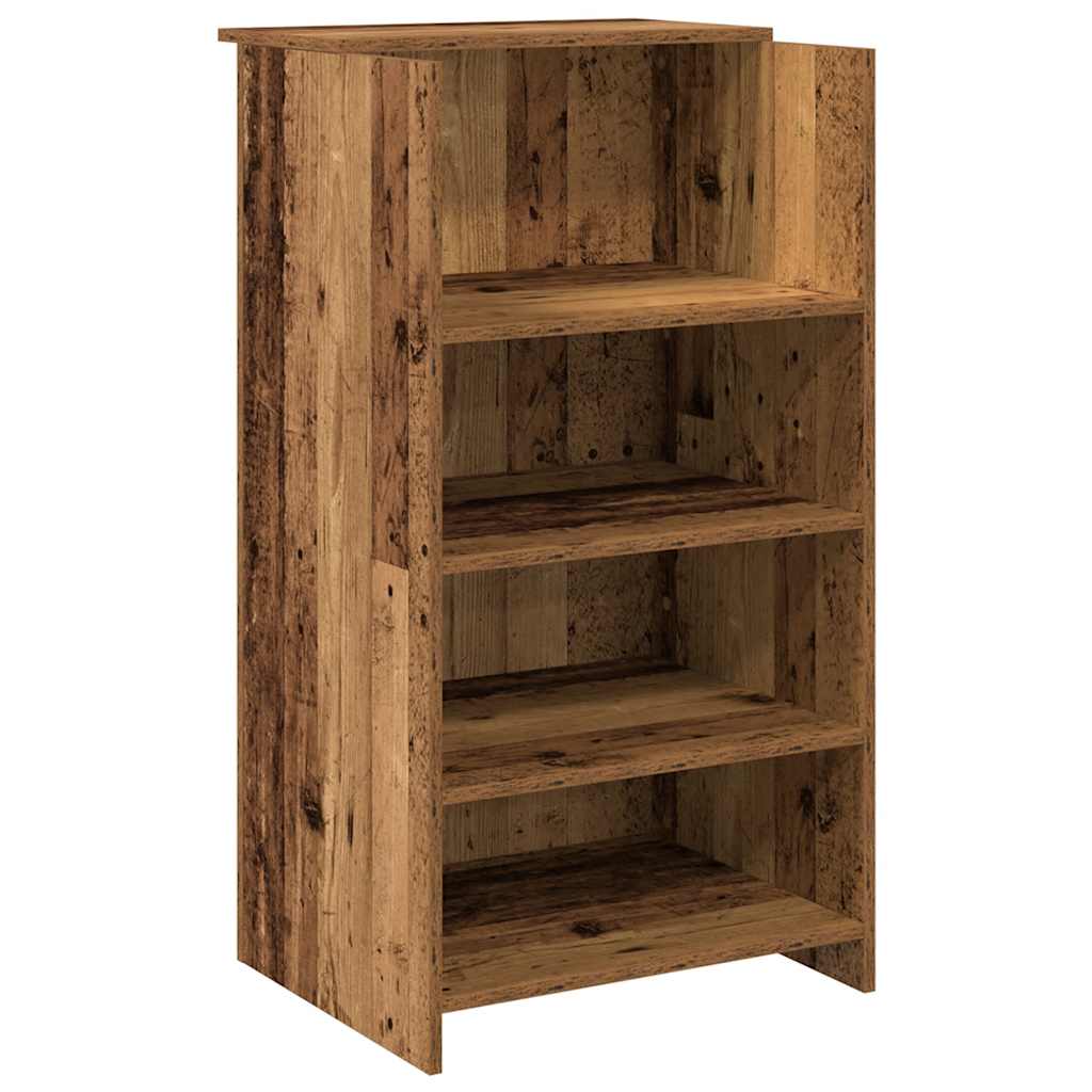 vidaXL Biurko recepcyjne Stare drewno 155x50x103,5 cm Drewno klejone