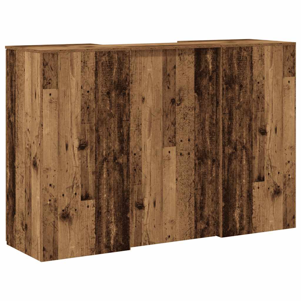 vidaXL Biurko recepcyjne Stare drewno 155x50x103,5 cm Drewno klejone