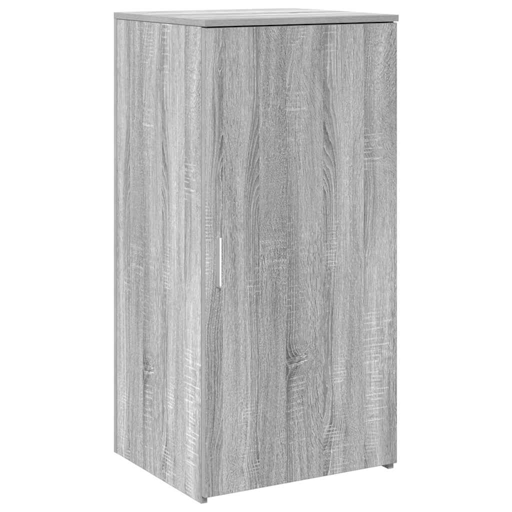 vidaXL Biurko recepcyjne szare Sonoma 200x50x103,5 cm Drewno klejone
