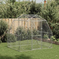 vidaXL Kurnik dla kur, 2,5x2x2,25 m, stal