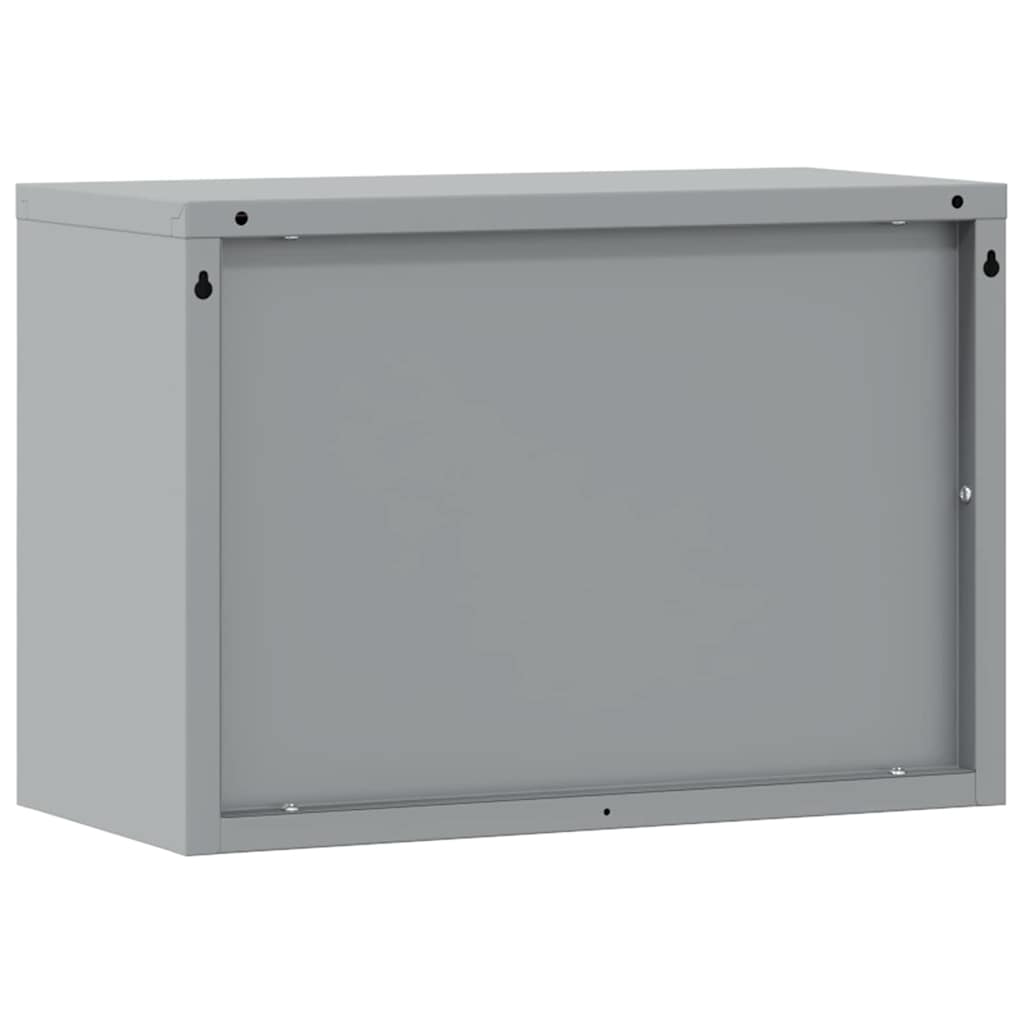 vidaXL Szafka na narzędzia Czerwony i Szary 50 x 25 x 35 cm