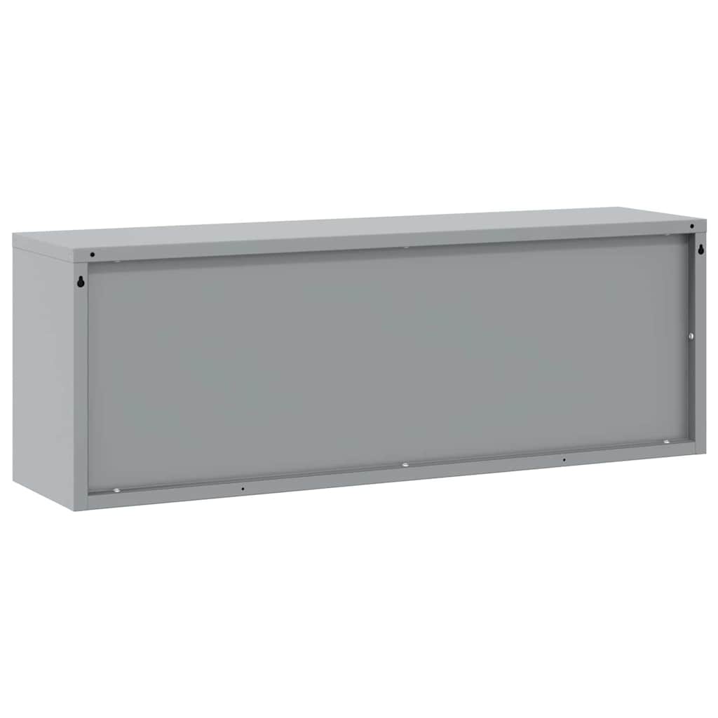 vidaXL Szafka na narzędzia Czarny i szary 100 x 25 x 35 cm