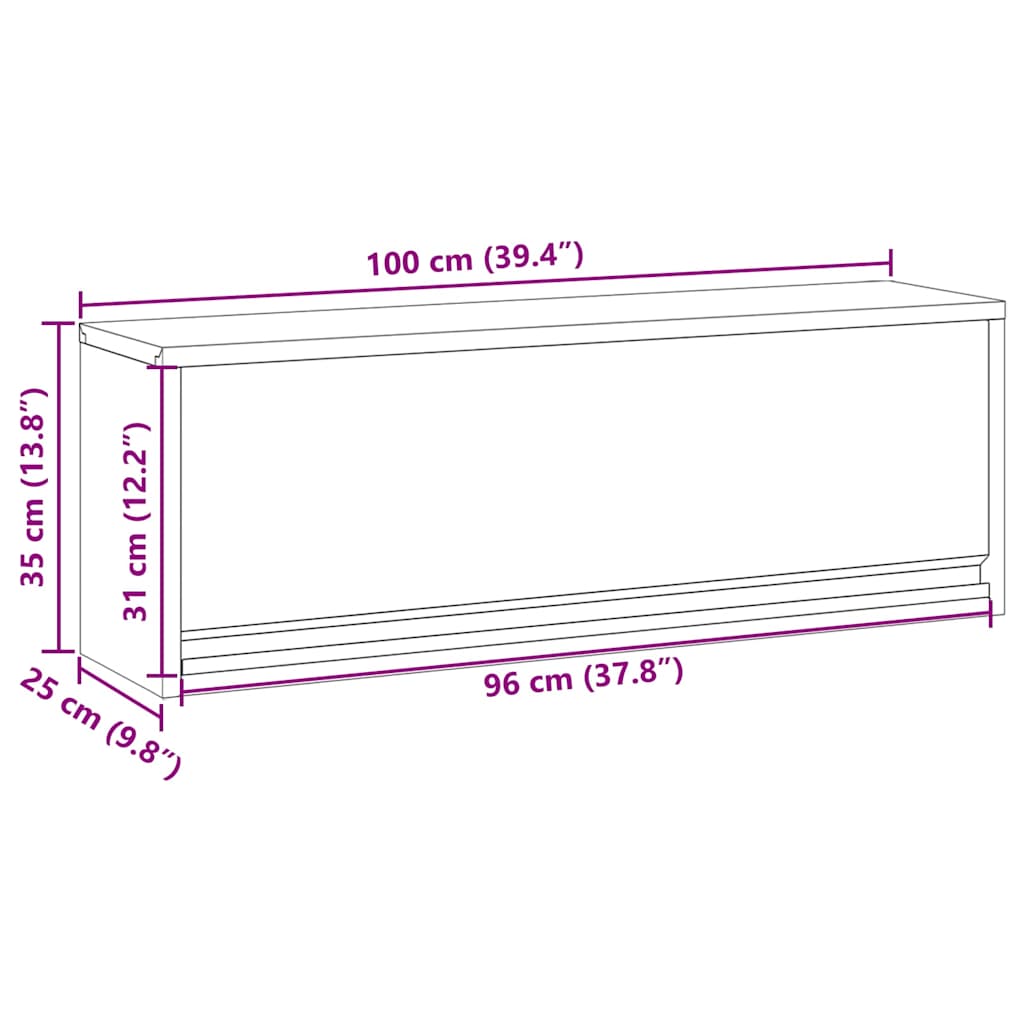 vidaXL Szafka na narzędzia Czerwony i Szary 100 x 25 x 35 cm