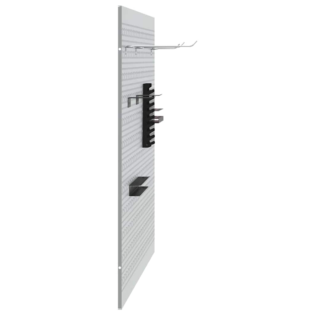 vidaXL Panel Narzędziowy 2 pcs Szary 100 x 1 x 80 cm
