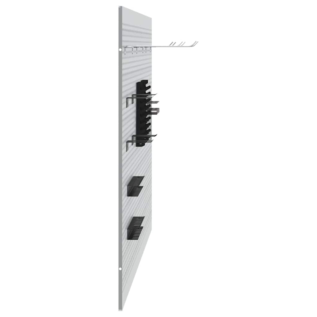 vidaXL Panel Narzędziowy 3 pcs Szary 150 x 1 x 80 cm