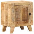 vidaXL Szafka nocna 40x32x46 cm Drewno lite Surowe Mango