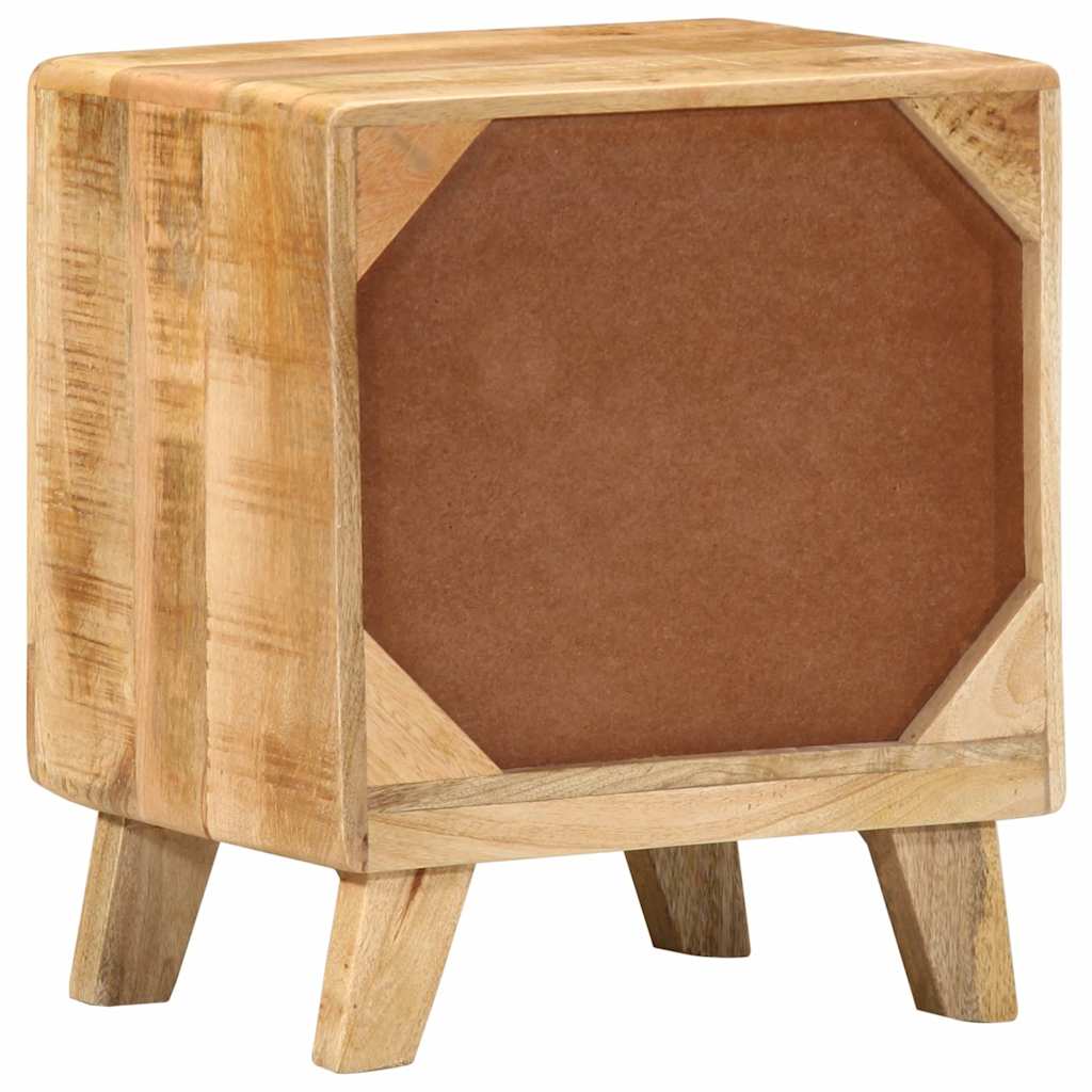 vidaXL Szafka nocna 40x32x46 cm Drewno lite Surowe Mango