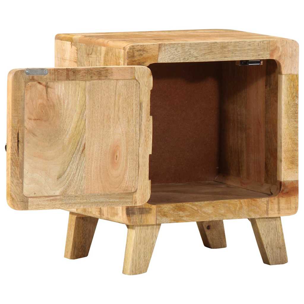 vidaXL Szafka nocna 40x32x46 cm Drewno lite Surowe Mango
