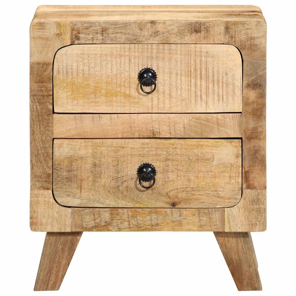 vidaXL Szafka nocna 40x32x46 cm Drewno lite Surowe Mango