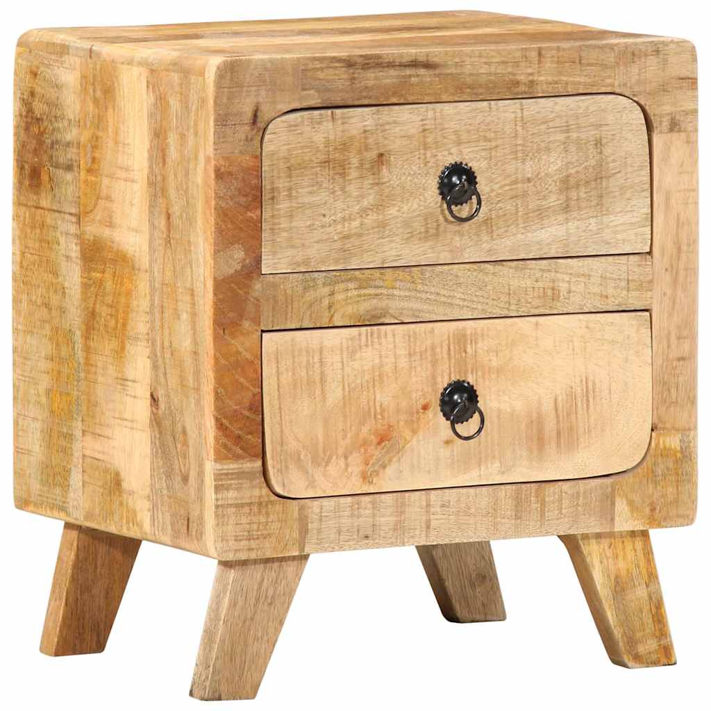 vidaXL Szafka nocna 40x32x46 cm Drewno lite Surowe Mango