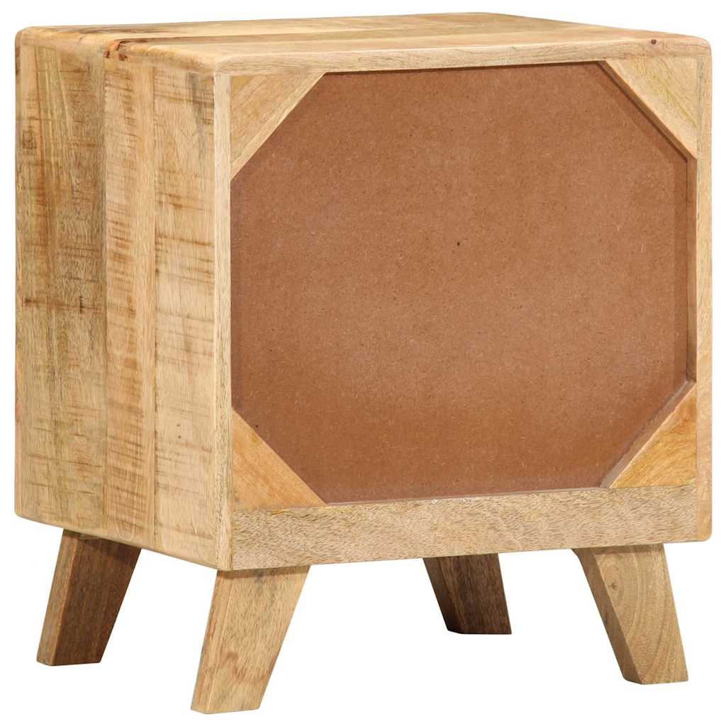 vidaXL Szafka nocna 40x32x46 cm Drewno lite Surowe Mango