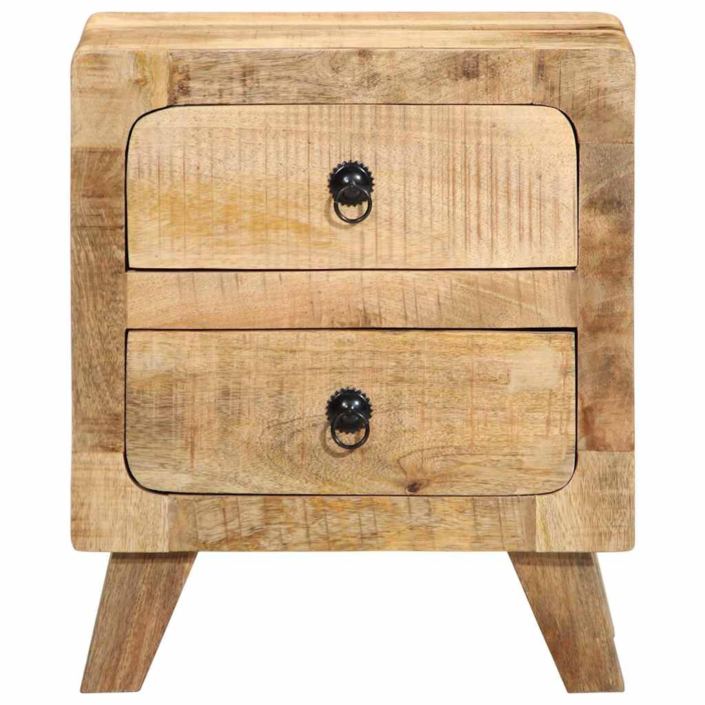vidaXL Szafka nocna 2 szt. 40x32x46 cm Drewno lite surowe mango
