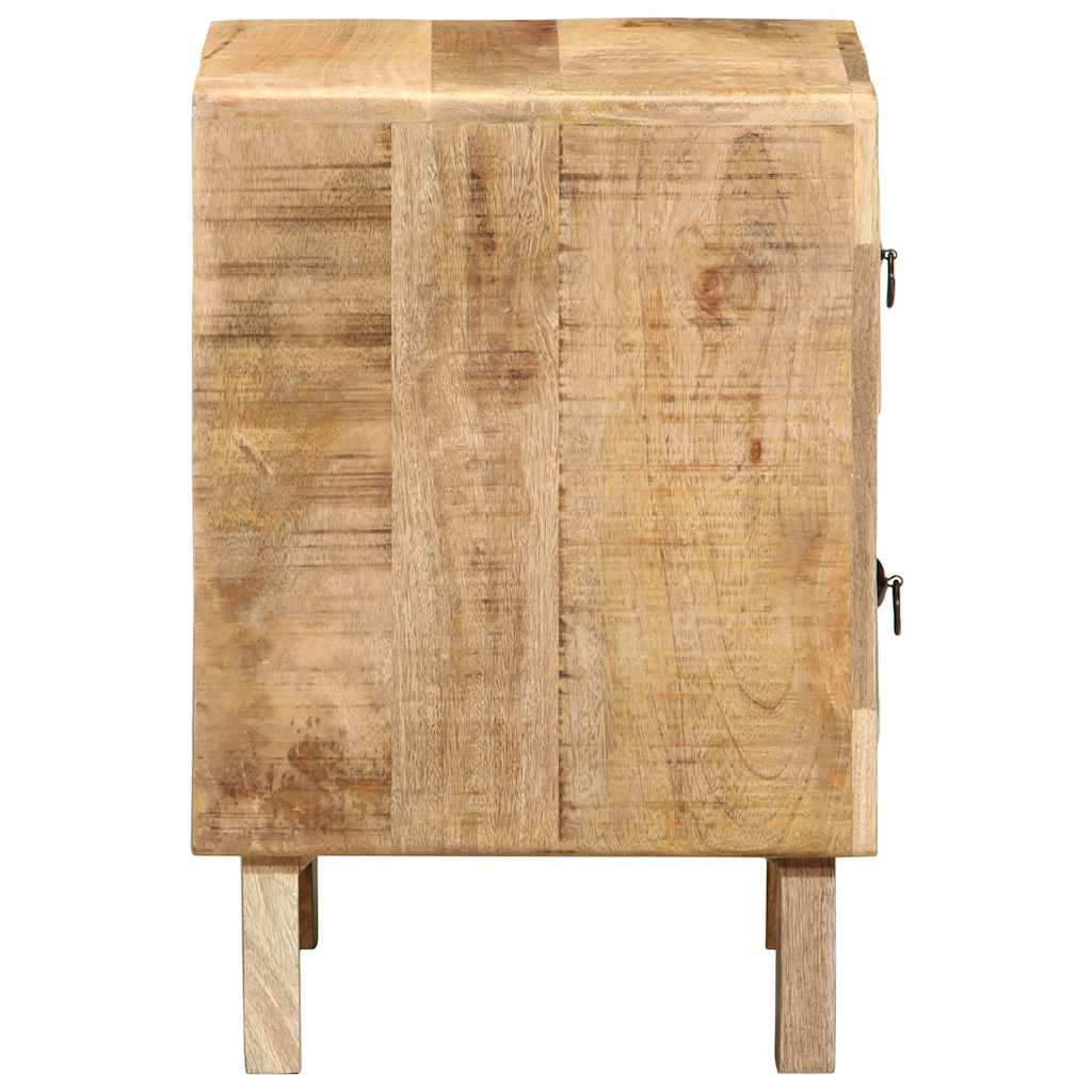 vidaXL Szafka nocna 2 szt. 40x32x46 cm Drewno lite surowe mango