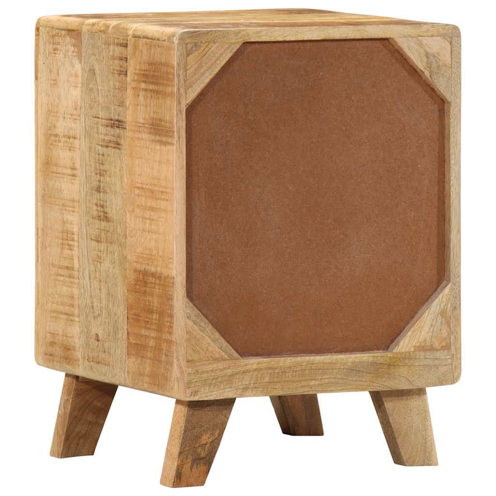 vidaXL Szafka nocna 37x32x50 cm Drewno lite Surowe Mango
