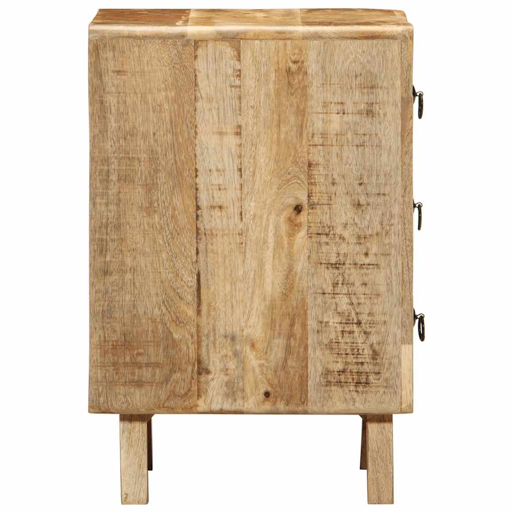 vidaXL Szafka nocna 2 szt. 37x32x50 cm Drewno lite surowe mango