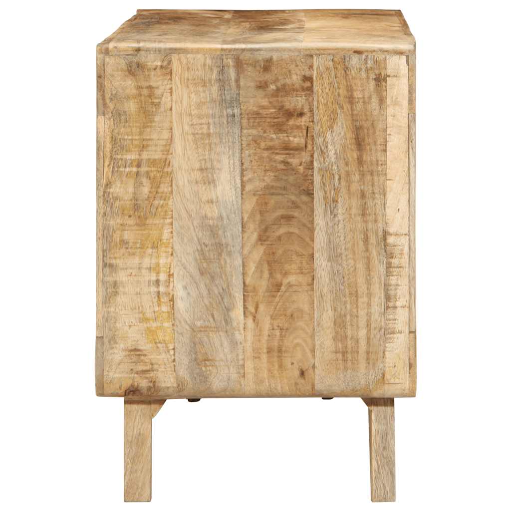 vidaXL Szafka RTV 105x46x32 cm Drewno lite Surowe Mango