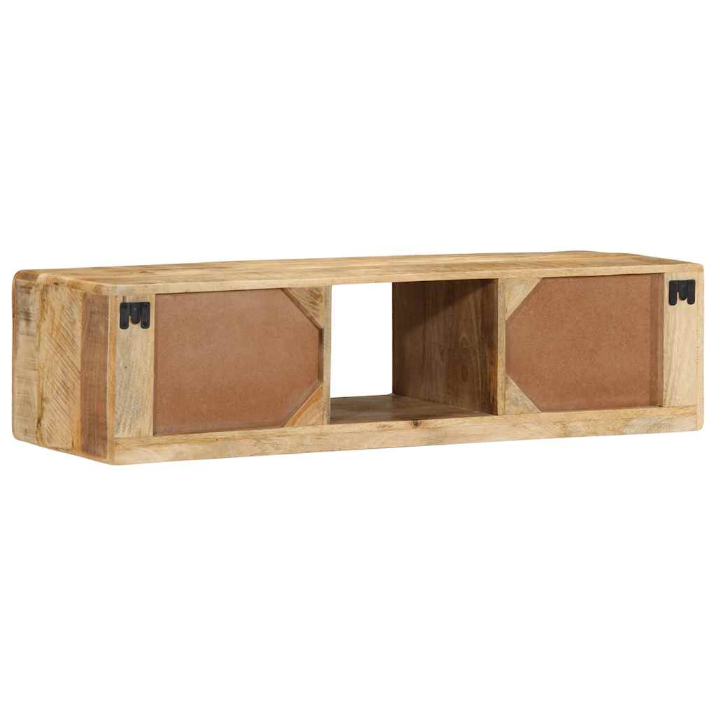 vidaXL Szafka ścienna pod TV 100x32x25 cm Drewno lite, surowe, mango