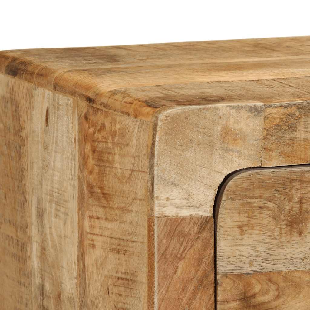 vidaXL Szafka ścienna pod TV 100x32x25 cm Drewno lite, surowe, mango