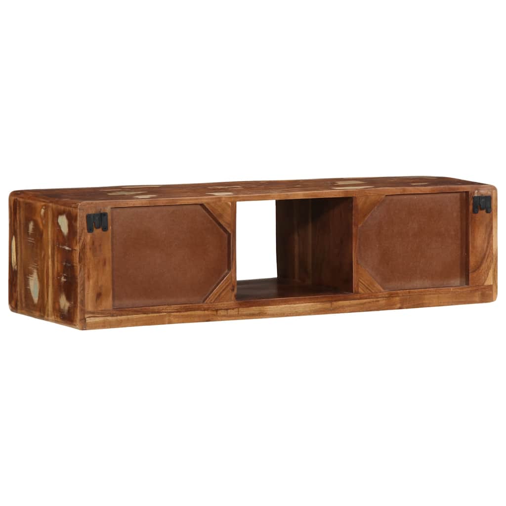 vidaXL Szafka ścienna pod TV 100x32x25 cm lite drewno odzyskane