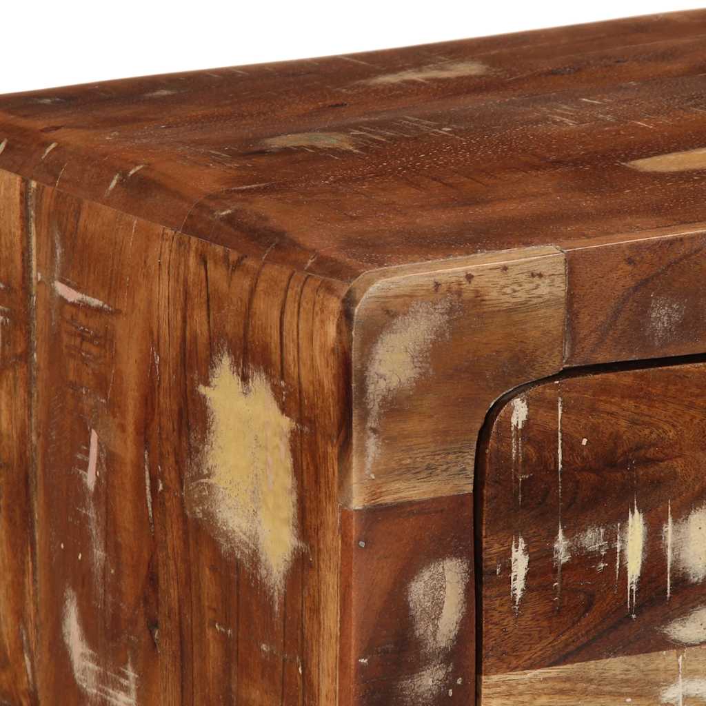 vidaXL Szafka ścienna pod TV 100x32x25 cm lite drewno odzyskane