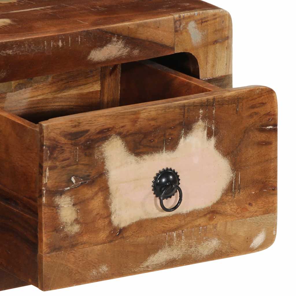 vidaXL Szafka ścienna pod TV 100x32x25 cm lite drewno odzyskane