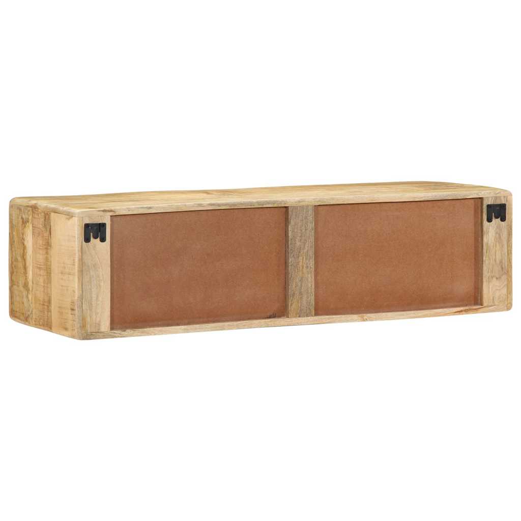vidaXL Szafka ścienna pod TV 100x32x25 cm Drewno lite, surowe, mango