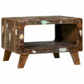 vidaXL Stolik kawowy 50 x 50 x 35 cm Lite Drewno Recyklingowe