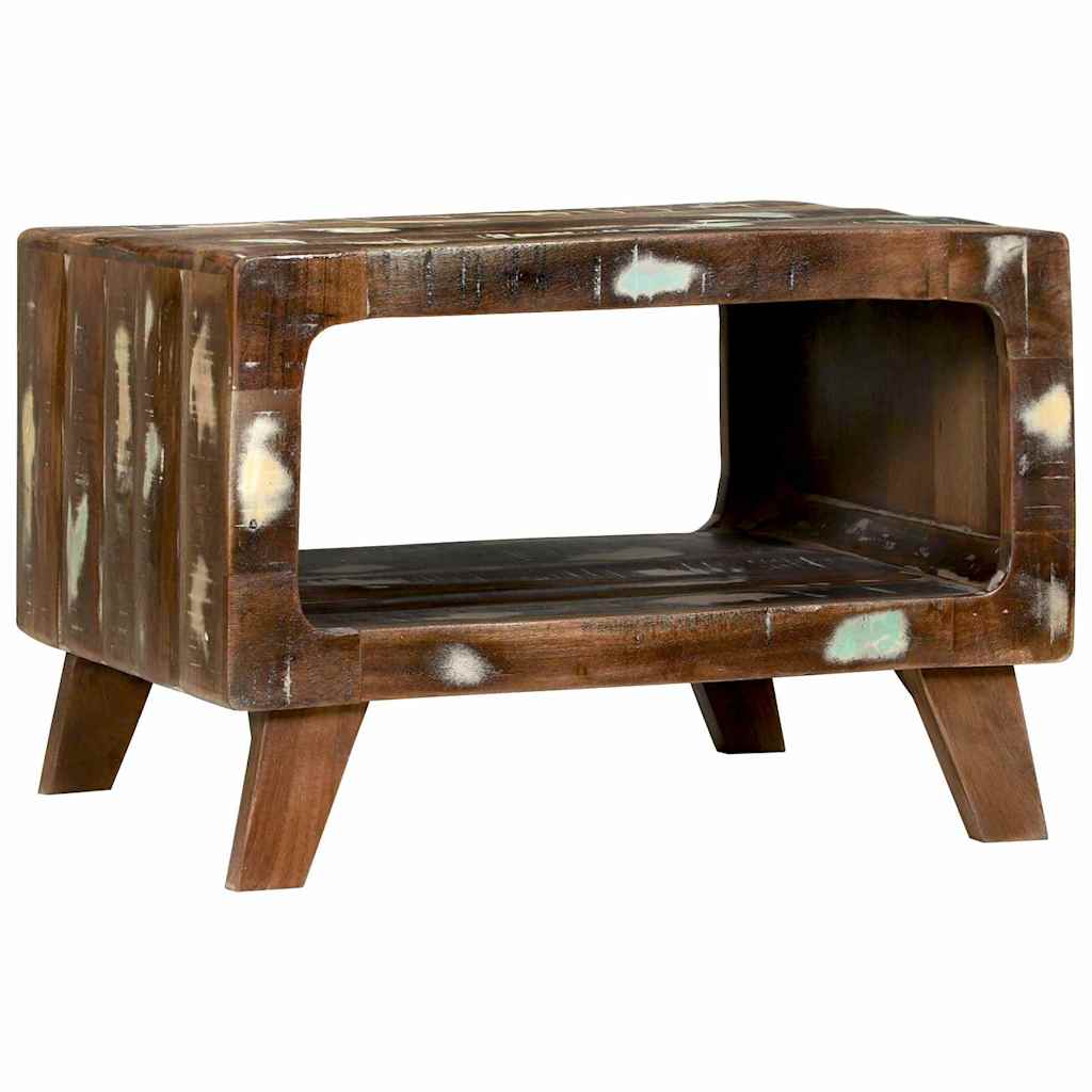 vidaXL Stolik kawowy 50 x 50 x 35 cm Lite Drewno Recyklingowe